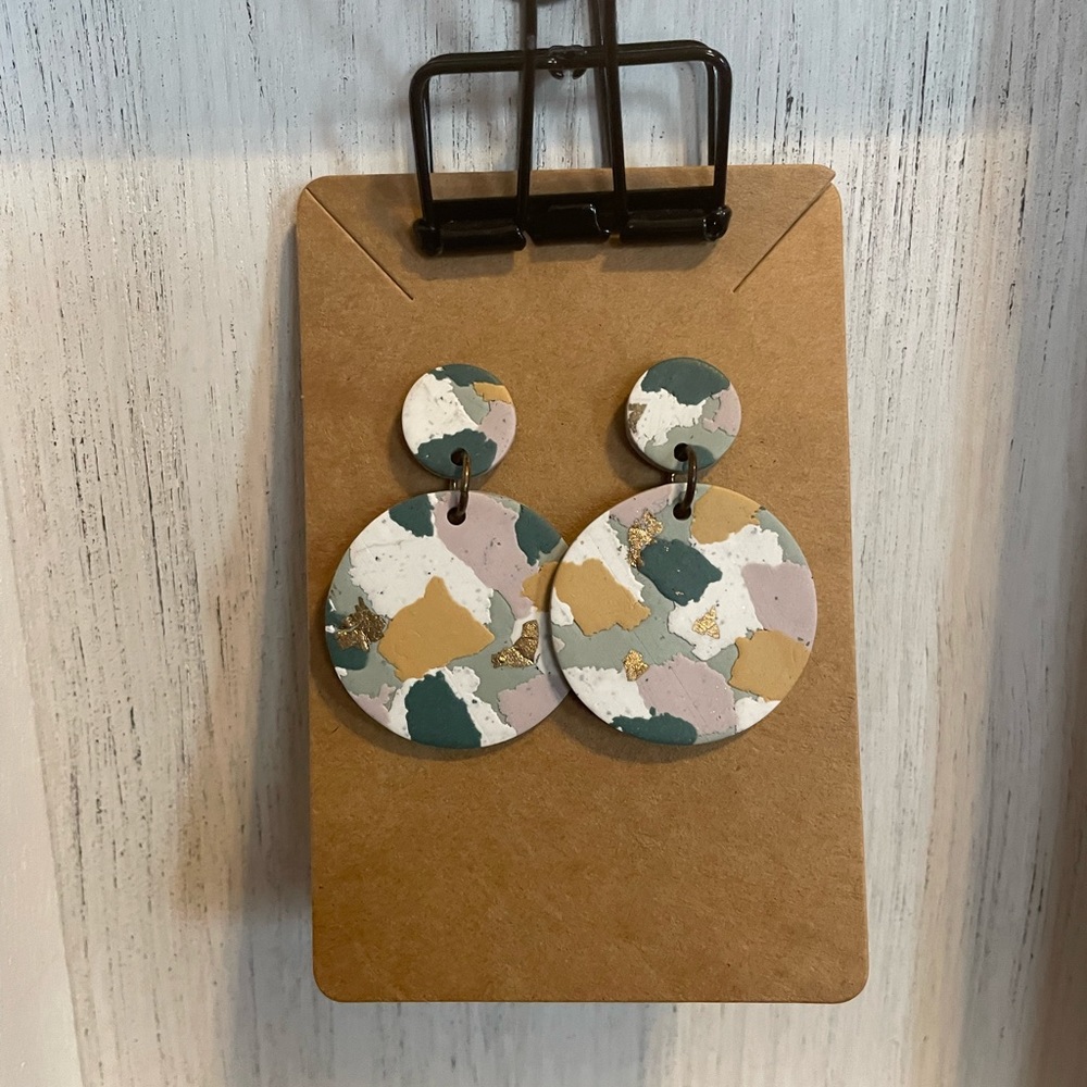 Green and Gold Dangles